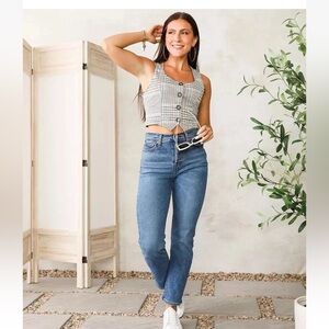 Levi's Wedgie Straight Fit Jeans - Love In The Mist Wash NEW size 4 short